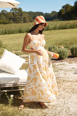 Maxikleid Sunset Trails Gelb