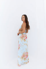 Maxikleid „Slow Dancing Halter“ in Blau