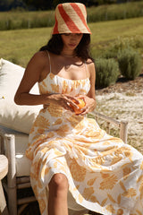 Maxikleid Sunset Trails Gelb