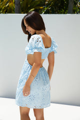 Warm Wishes Minikleid Blau
