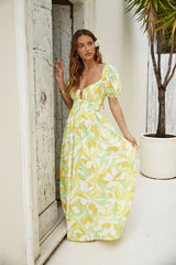 Freedom Found Maxi Dress Gelb