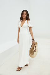 Moments Of Magic Maxikleid Creme