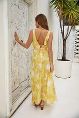 Solar Eclipse Maxikleid Gelb