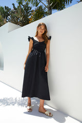 Divinity Maxikleid Schwarz