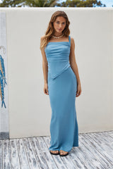 Girls Night Asymmetrisches Tanktop Blau