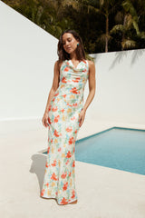 Maxikleid mit Küstenprint