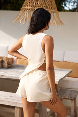 Vorbeigehendes Set Beige