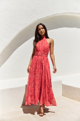 Elysian Sunset Maxikleid Rosa