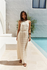 Maxikleid Wandering Soul Creme
