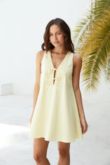 Love In Limoncello Minikleid Gelb