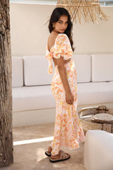 Sunrise Hue Maxi-Kleid Orange