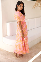 Maxikleid "Best Wishes" Pink