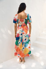 Gartenhochzeit Maxikleid Multi