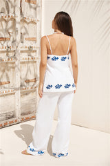 SEVEN WONDERS Amalia Top Blau