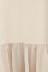 Island Rhythm Maxikleid Beige