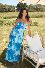 Hues Of Night Maxikleid Blau