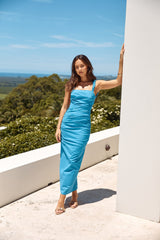 Maxikleid Clear Vision Blau
