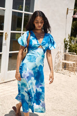 Jungle Adventure Maxikleid Blau