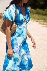 Jungle Adventure Maxikleid Blau