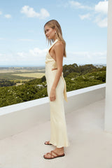 Maxikleid Harmony in Bloom Gelb