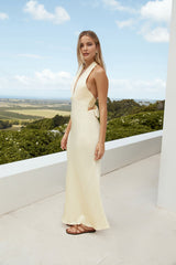 Maxikleid Harmony in Bloom Gelb