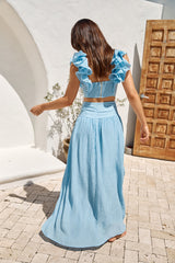 Oceanic Rhythm Set Blau