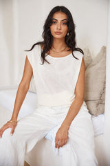 Beruhigendes-Lüftchen-Tanktop Beige