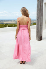 Jasmine Tee Maxikleid Rosa