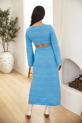 Maxikleid „Sent From Heaven“ in Blau