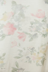 Geblümtes Maxikleid Rebekah Beige