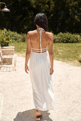 Maxikleid Feeling Spicy Weiß