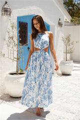 Surf Shack Maxikleid Blau