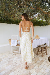 Am besten gekleideter Maxi-Kleid-Print