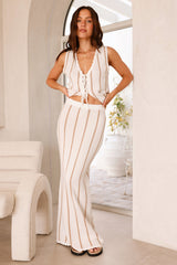 Acacia Strickwesten-Top Beige