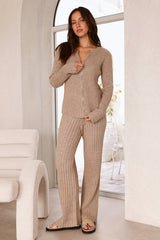 Aspen Strickhose Beige