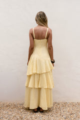 Oh Sonnenblumenträume Maxikleid Gelb