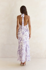Need For Love Neckholder Maxikleid Lila