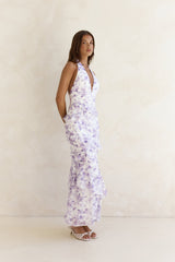 Need For Love Neckholder Maxikleid Lila