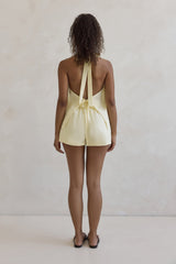 Evelyn Neckholder-Top Gelb