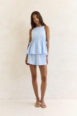 Sunlounge Summers Gingham Shorts Blau