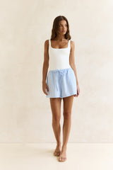 Sunlounge Summers Gingham Shorts Blau