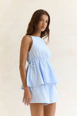 Sunlounge Summers Gingham Shorts Blau