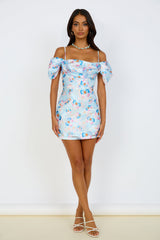 Take Me To Paris Kleid Blau