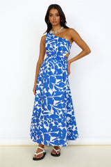 Maxikleid Blue Flowers Bloom
