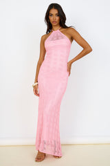Kombucha Maxikleid Pink