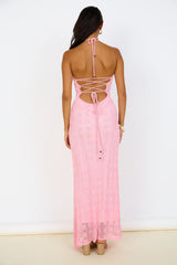 Kombucha Maxikleid Pink