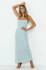 In The Air Maxikleid Blau