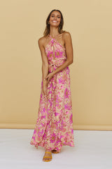 Maxikleid „Sunset Shadows“ Lila