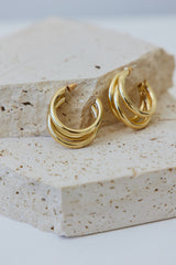 Life In Threes Ohrringe Gold
