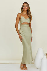 Carmela Maxikleid Salbei